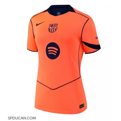 Zenski Nogometni Dres Barcelona Ronald Araujo #4 Rezervni 2025-26 Kratak Rukav Zenski Nogometni Dres Barcelona Ronald Araujo #4 Rezervni 2025-26 Kratak Rukav